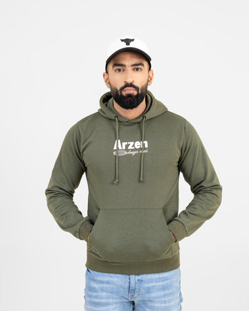 FOREST GREEN BOLD HOODIE