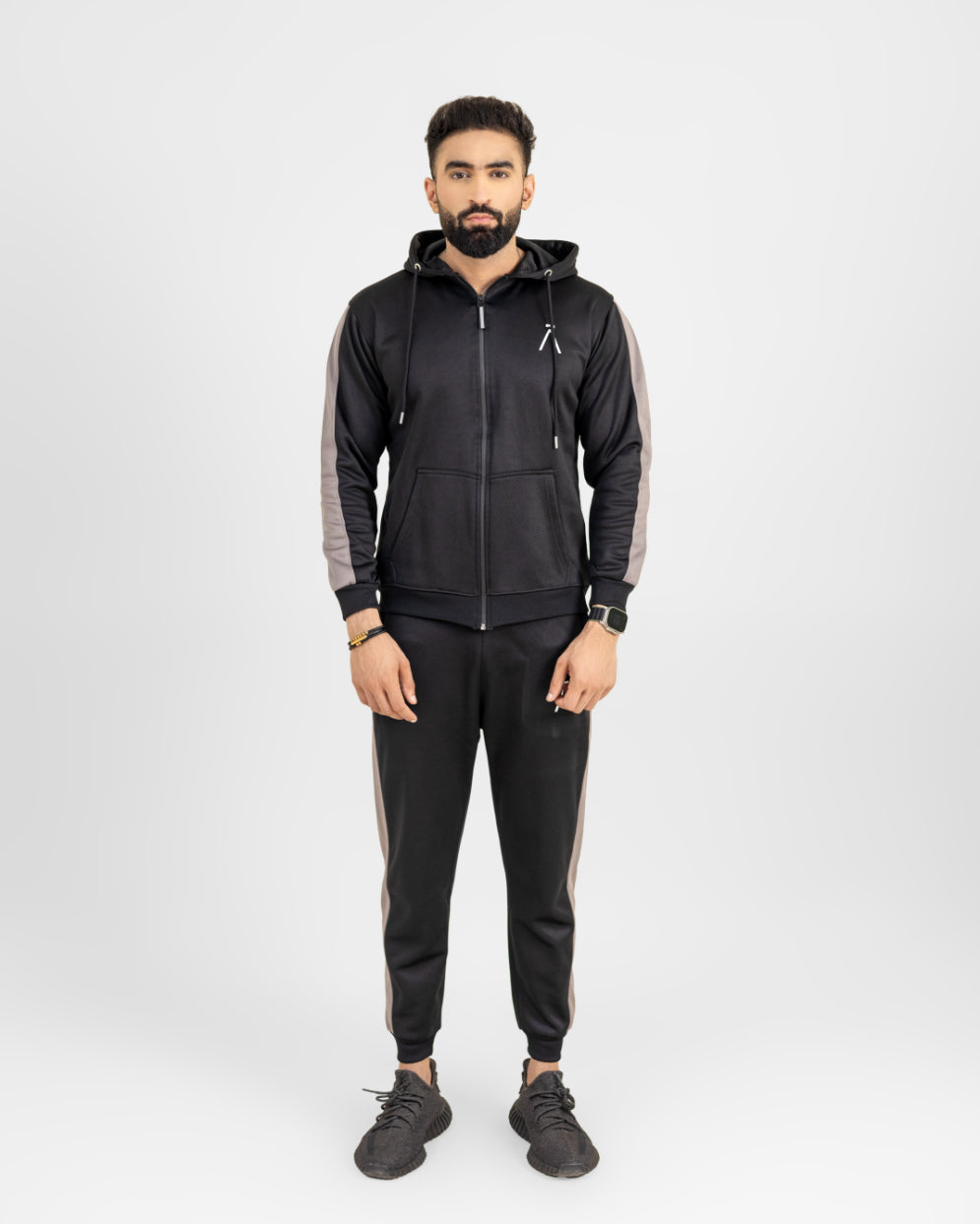 BLACK-BLOCK WINTER TRACKSUIT