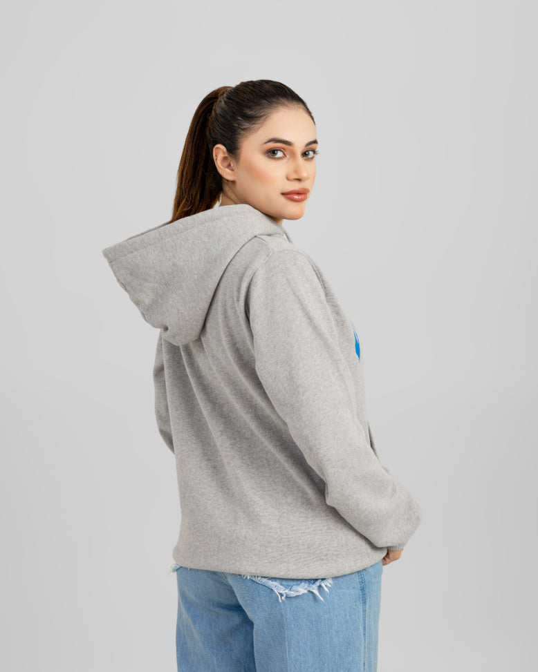 GREY VENGEANCE WOMEN HOODIE