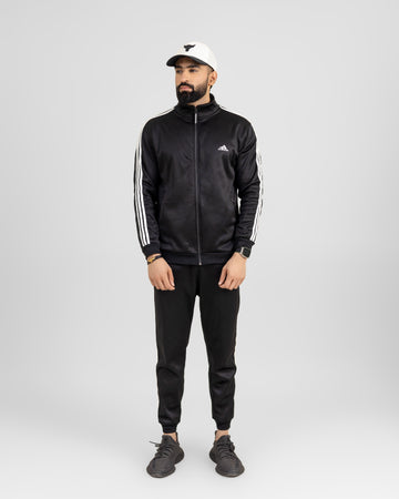 BLACK STRIPED WL WINTER TRACKSUIT