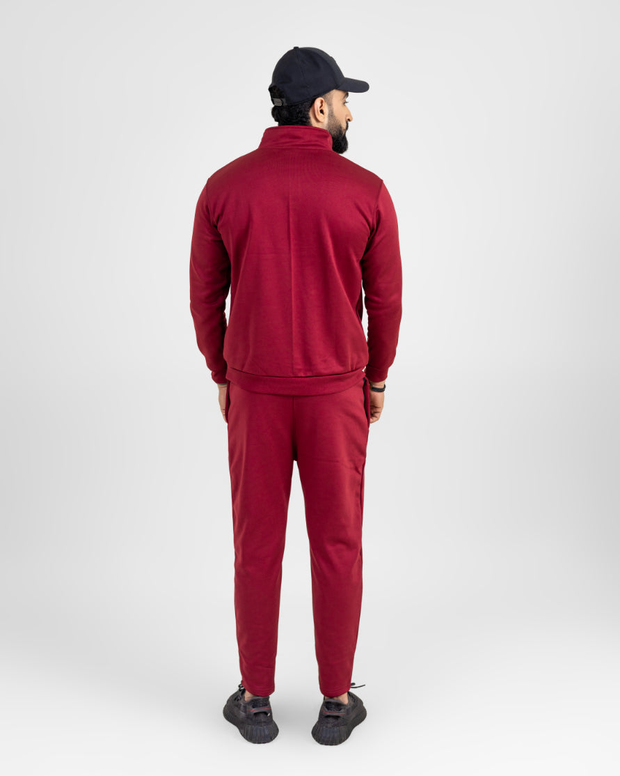 MAROON BASIC WINTER TRACKSUIT