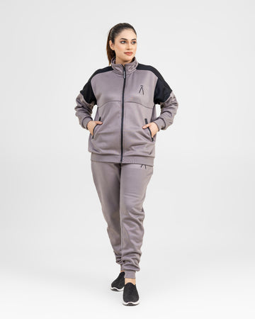 GREY-BLOCK WINTER WOMEN TRACKSUIT