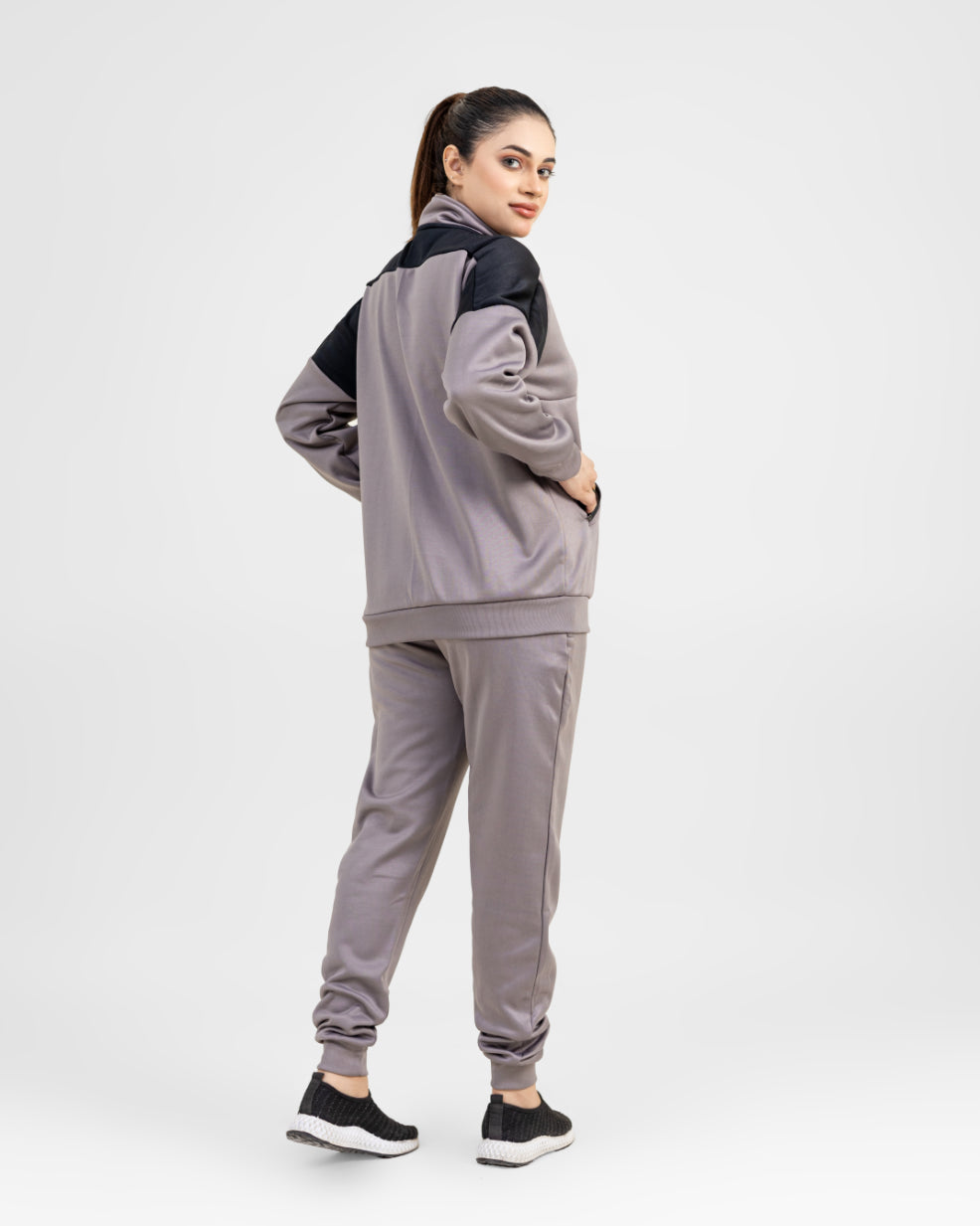 GREY-BLOCK WINTER WOMEN TRACKSUIT