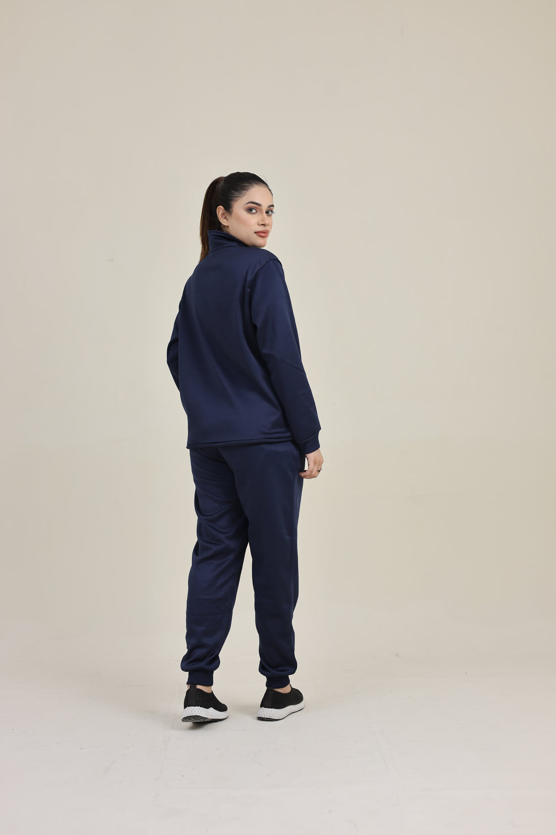 NAVY BASIC WL WINTER WOMEN TRACKSUIT