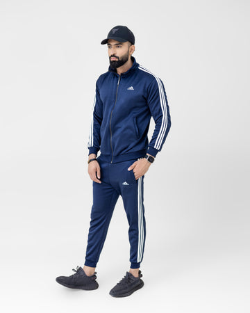 NAVY STRIPED WL WINTER TRACKSUIT