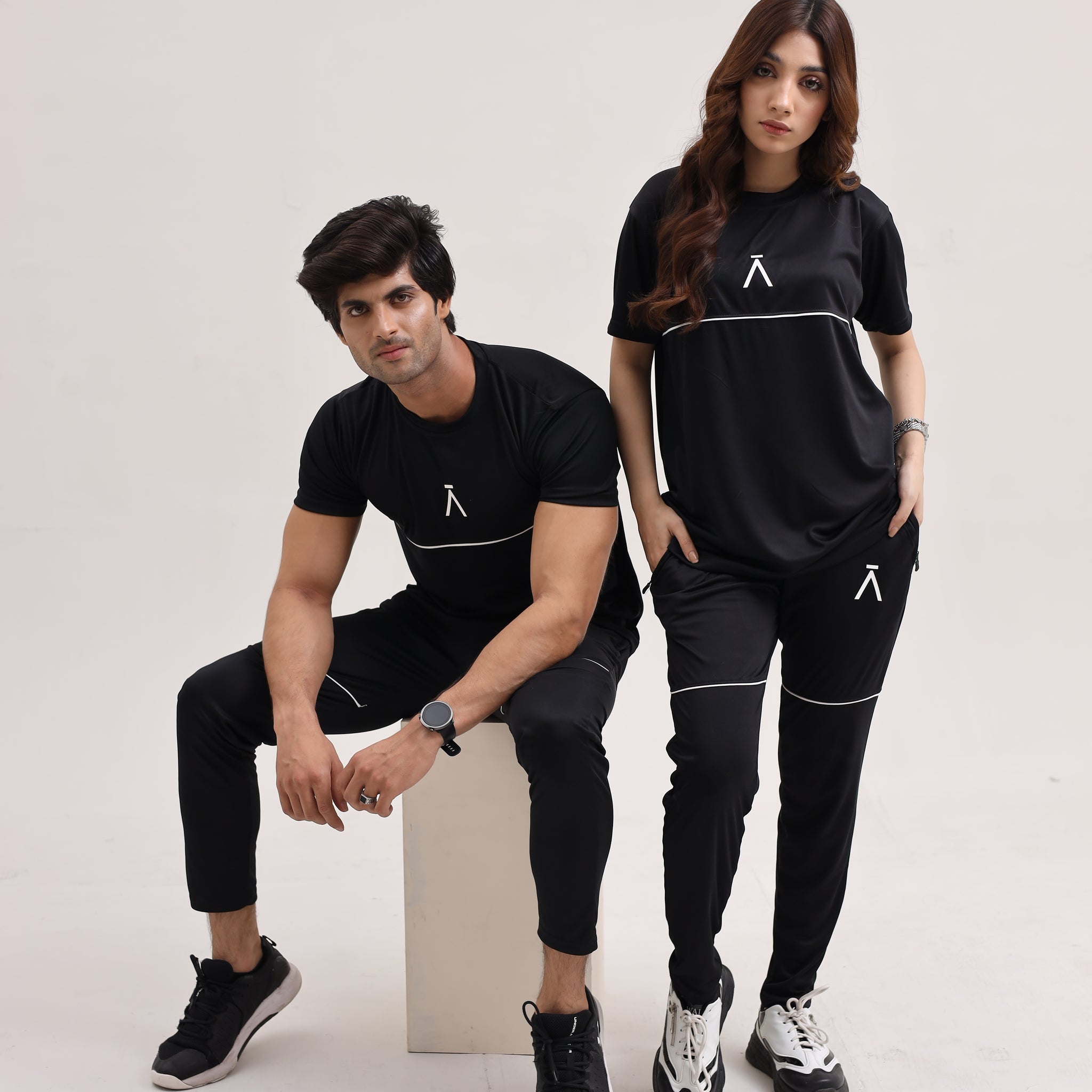 Velocity Flex QuickDry Tracksuit - Midnight Black