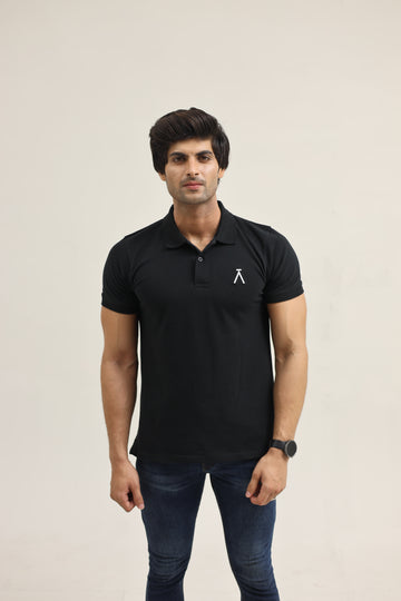 Crest Polo Black