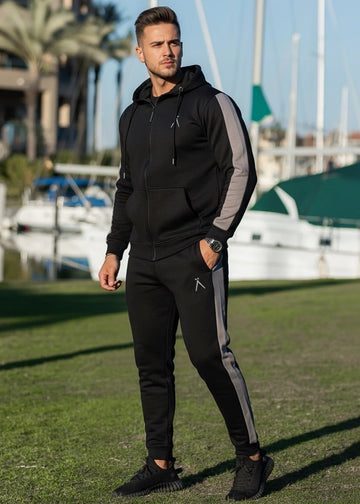 BLACK-BLOCK WINTER TRACKSUIT