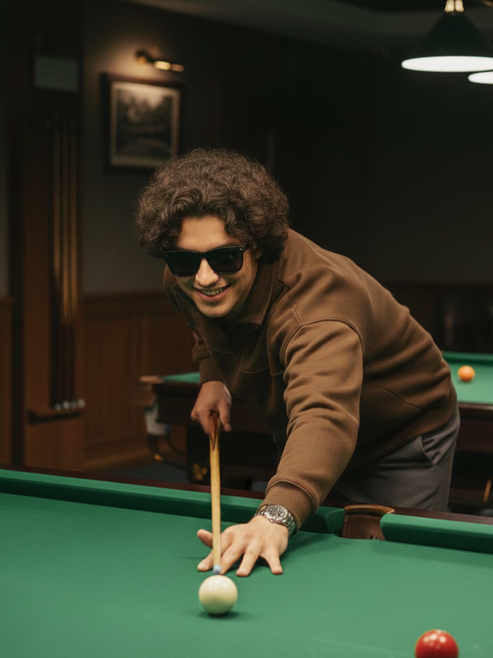 Brown Quarter Zipper