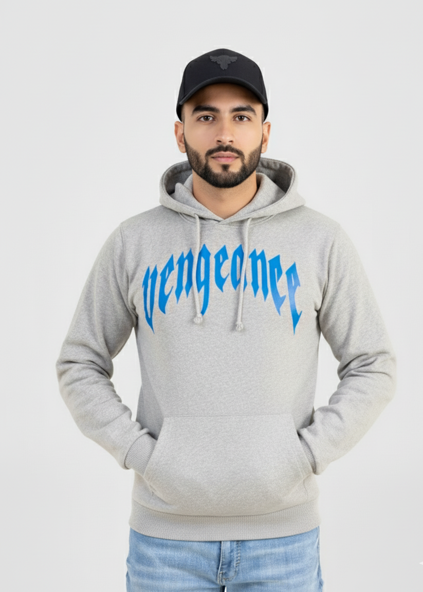 GREY VENGEANCE HOODIE