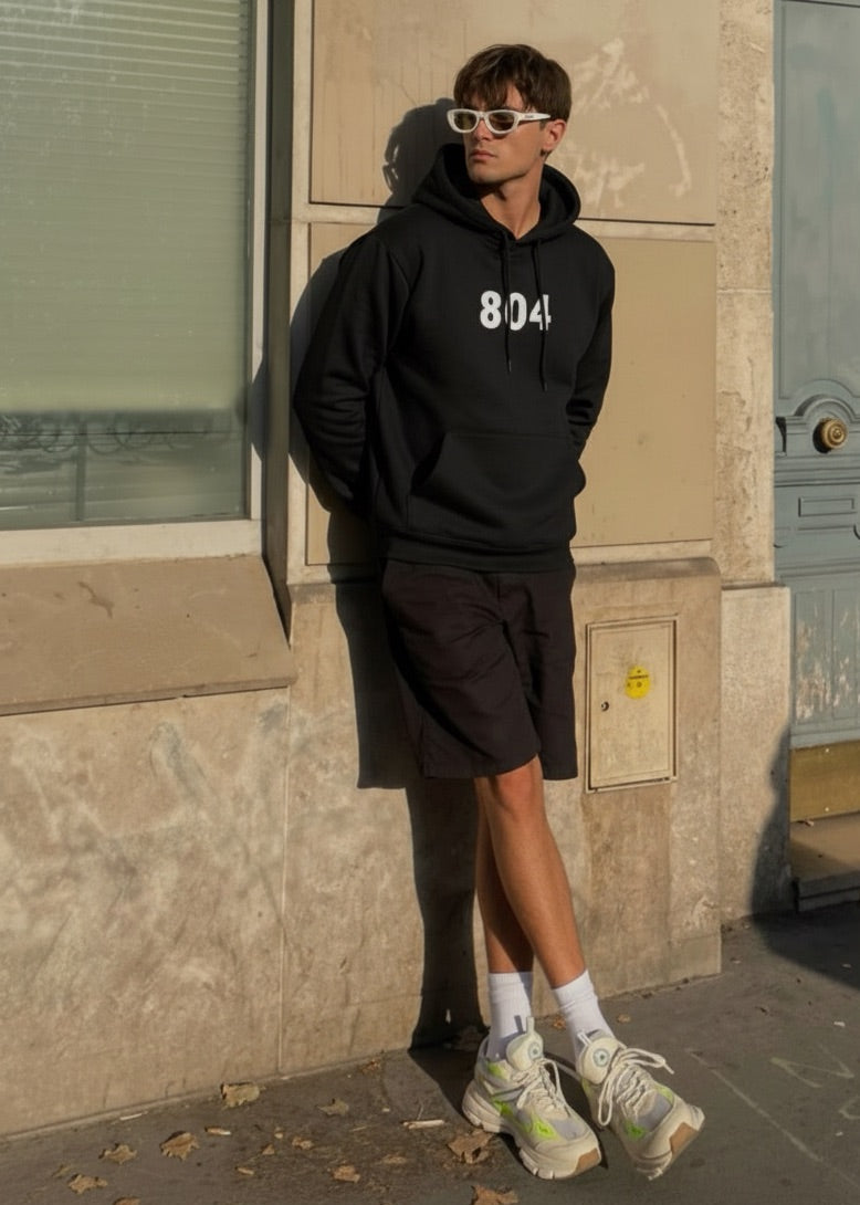BLACK BOLD HOODIE