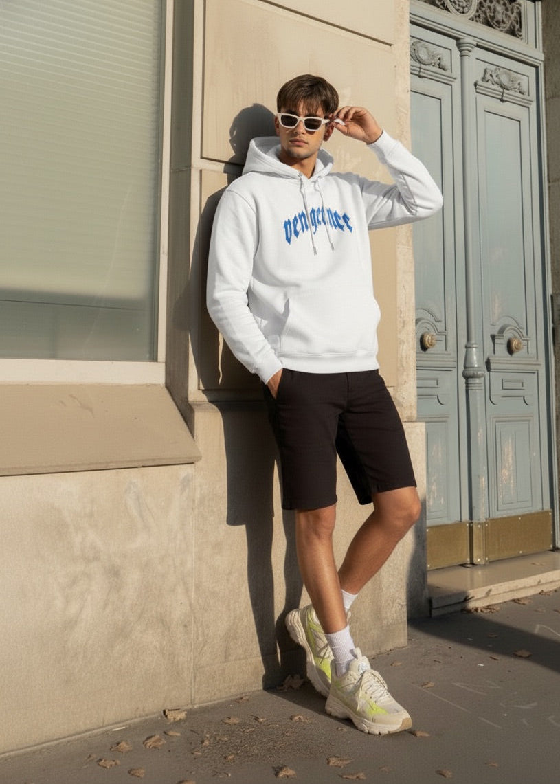 WHITE VENGEANCE HOODIE