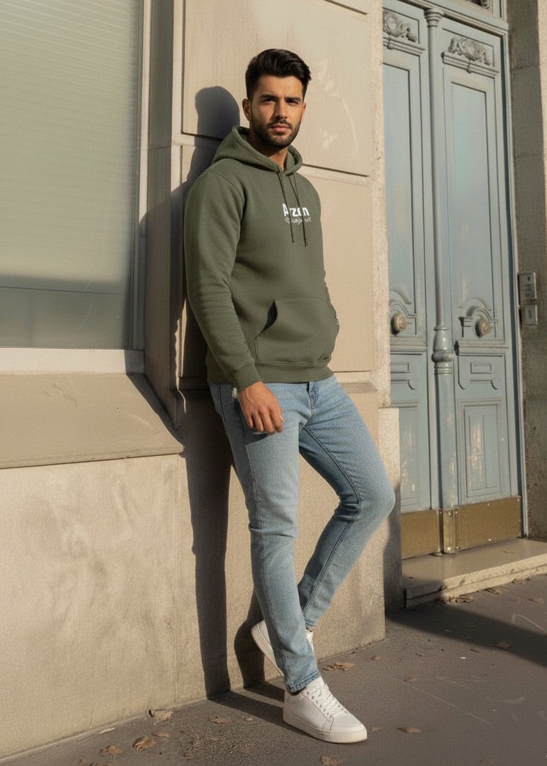 FOREST GREEN BOLD HOODIE