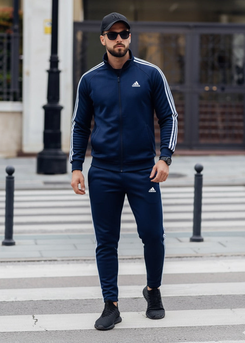 NAVY STRIPED WL WINTER TRACKSUIT