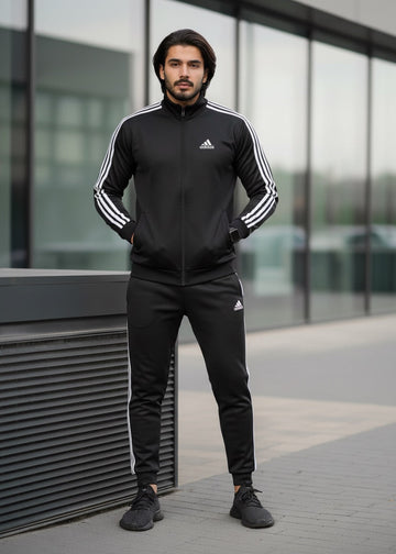 BLACK STRIPED WL WINTER TRACKSUIT