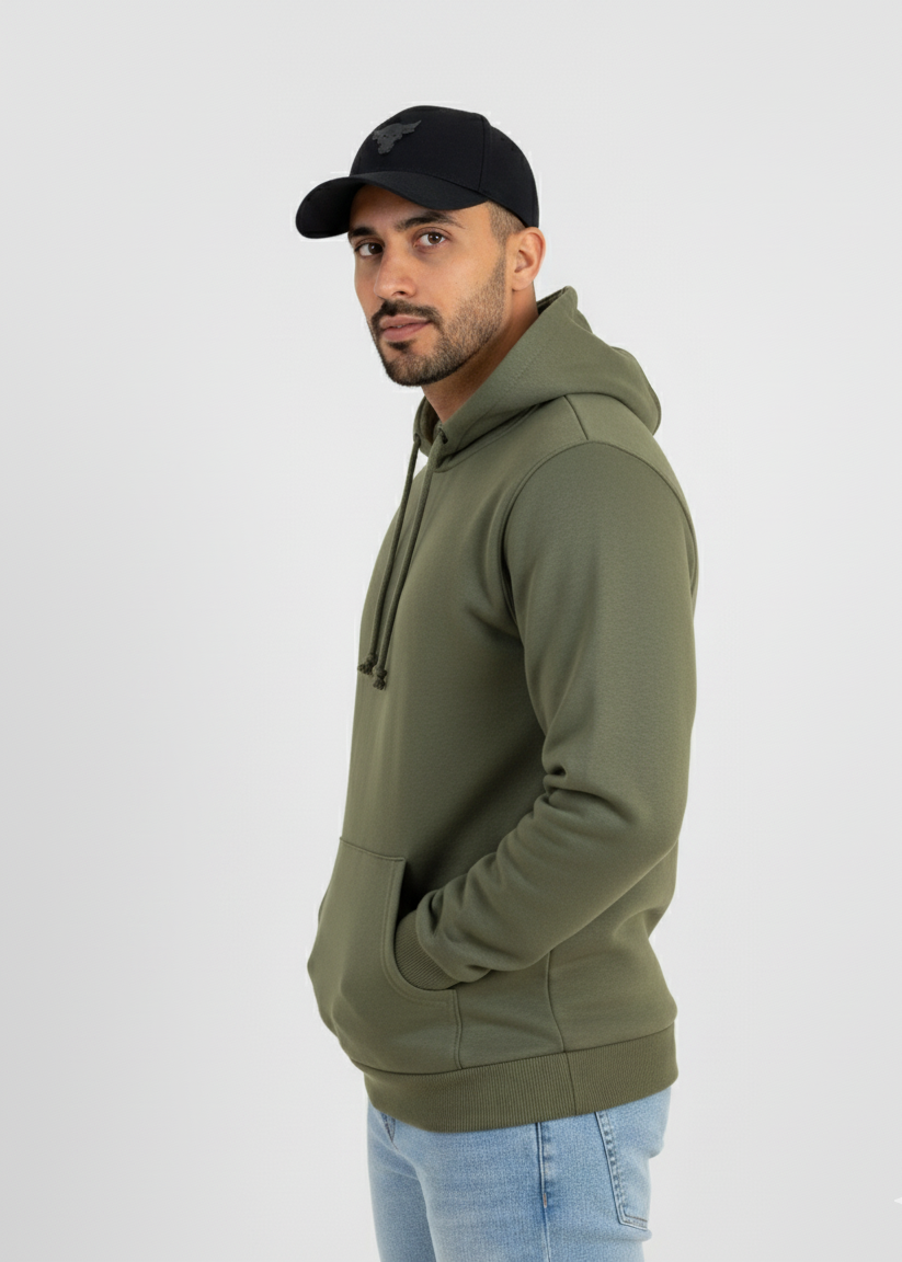 FOREST GREEN BOLD HOODIE